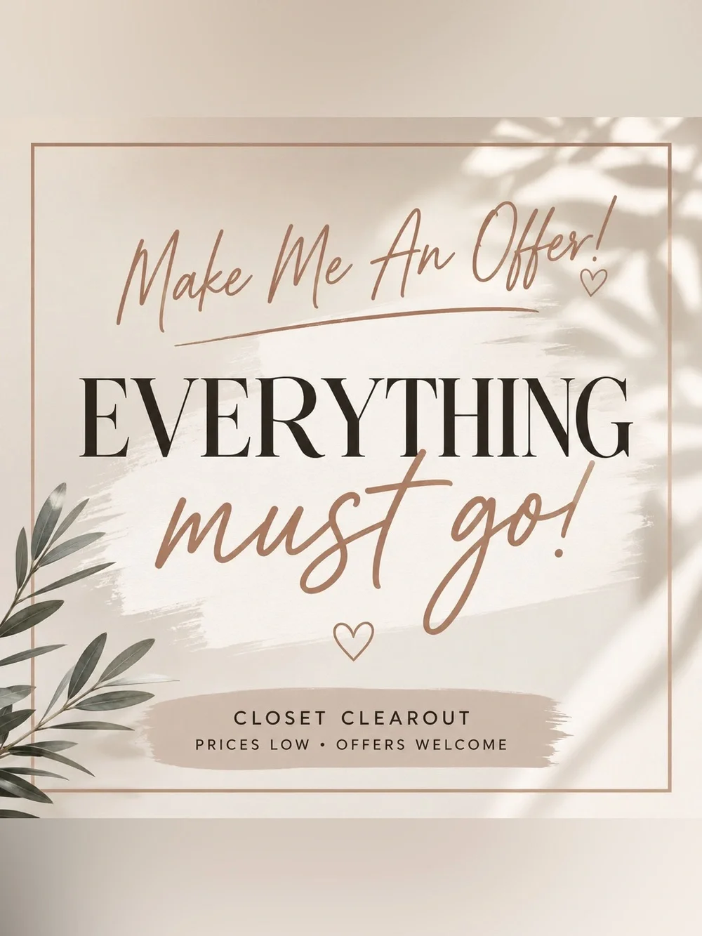 Everything Must Go!